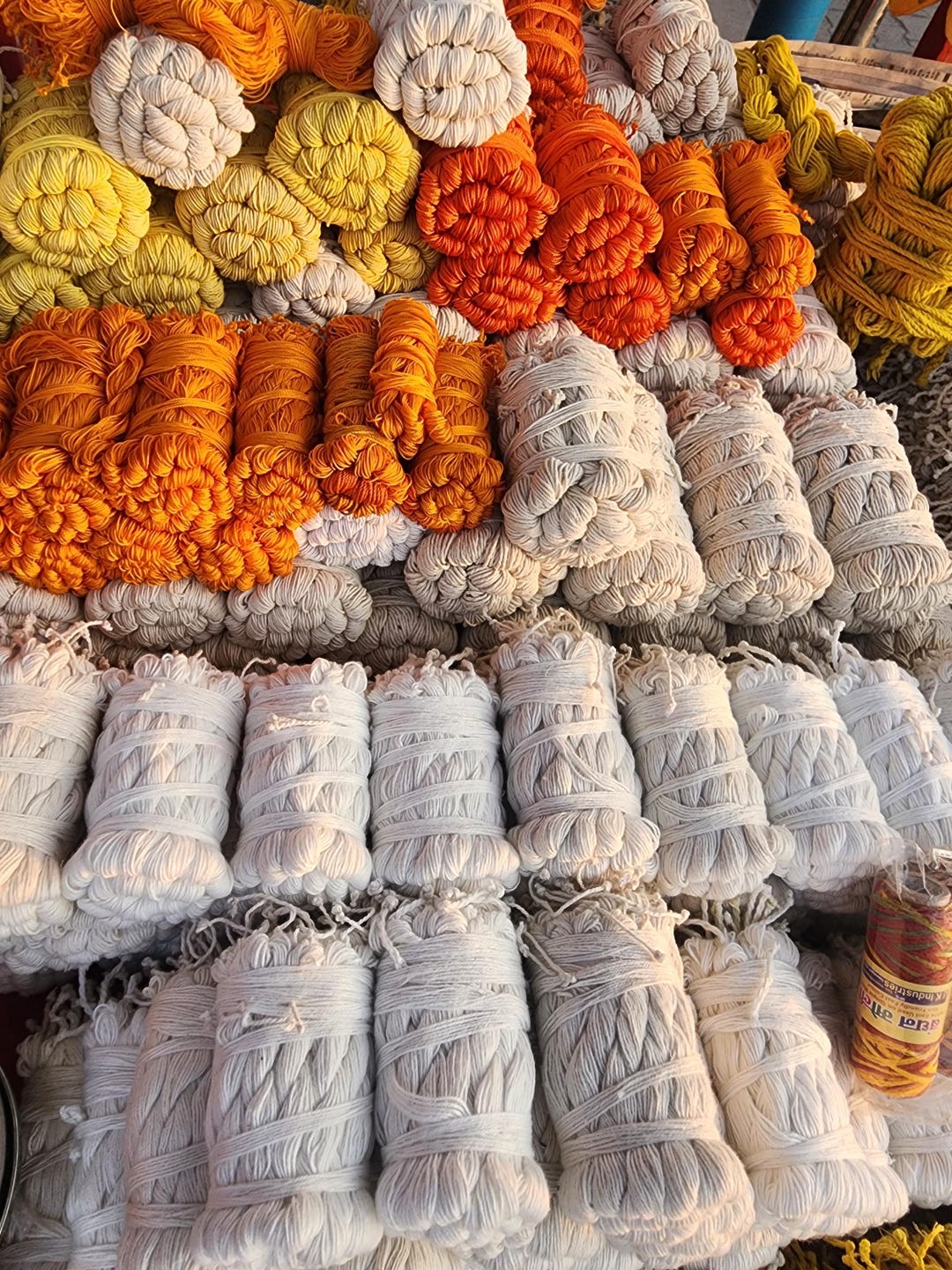 Brahman Java Thread Janeu Brahman Thread Sacred Yajnopavita Cotton Thread for Puja Rituals ...
