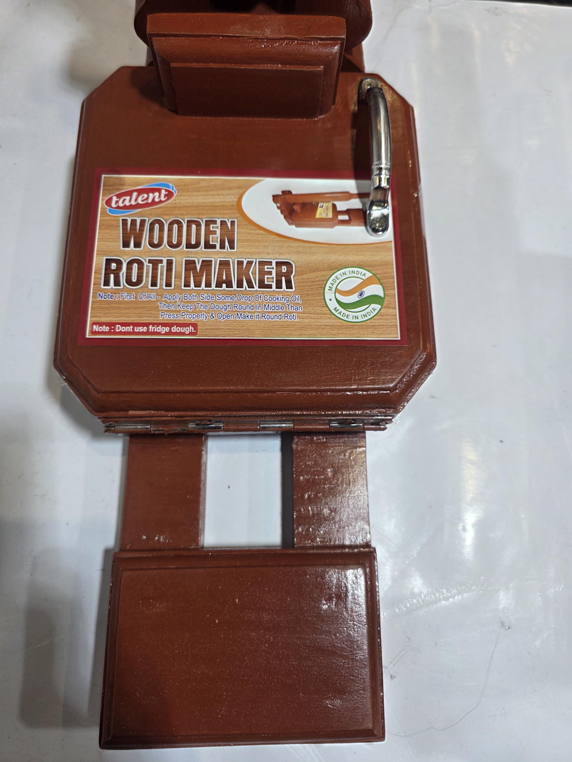 Handmade Wooden Roti Maker • Chapati Press Machine • Easy Roti Maker ...