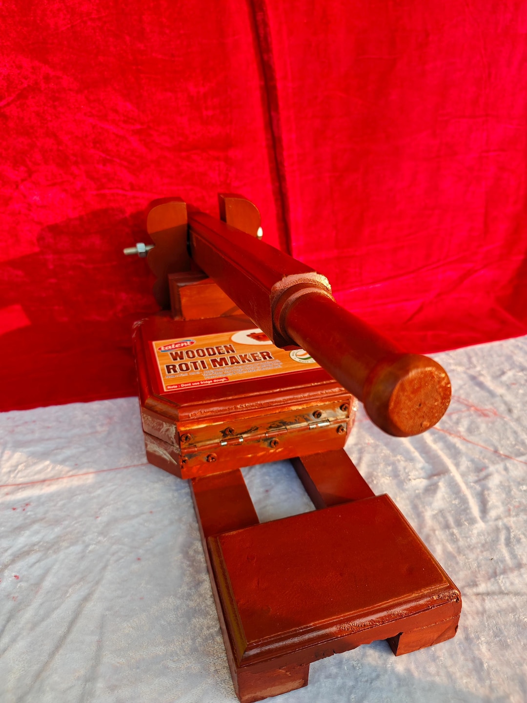 Handmade Roti Maker Handmade Wooden Roti Maker • Chapati Press Machine • Easy Roti Maker ...
