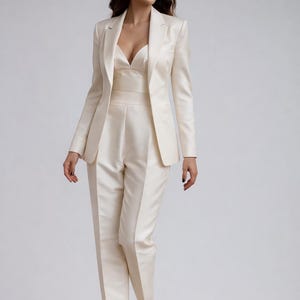 chinese dress ladies Neutral Territory Wide-Leg Khaki Pants | Trendy Women Pants main image 1