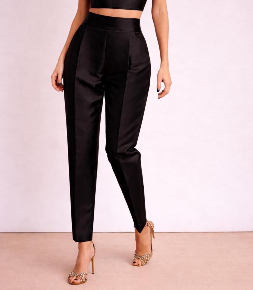 princess polly baby blue dress Bamans Dress Pants for Women Work Business Office Skinny Tummy Control  Trousers Stretchy Formal Slacks, Black/29