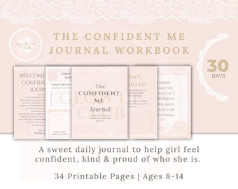 30-Day Confidence Journal for Tween & Teen Girls (PDF)