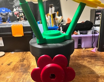3D Printed Lego flowers