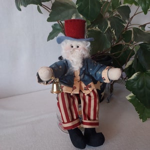 Uncle Sam Doll 11 Inch Independence/Memorial Day/Veterans Day Farmhouse Decor/Country Decor image 5