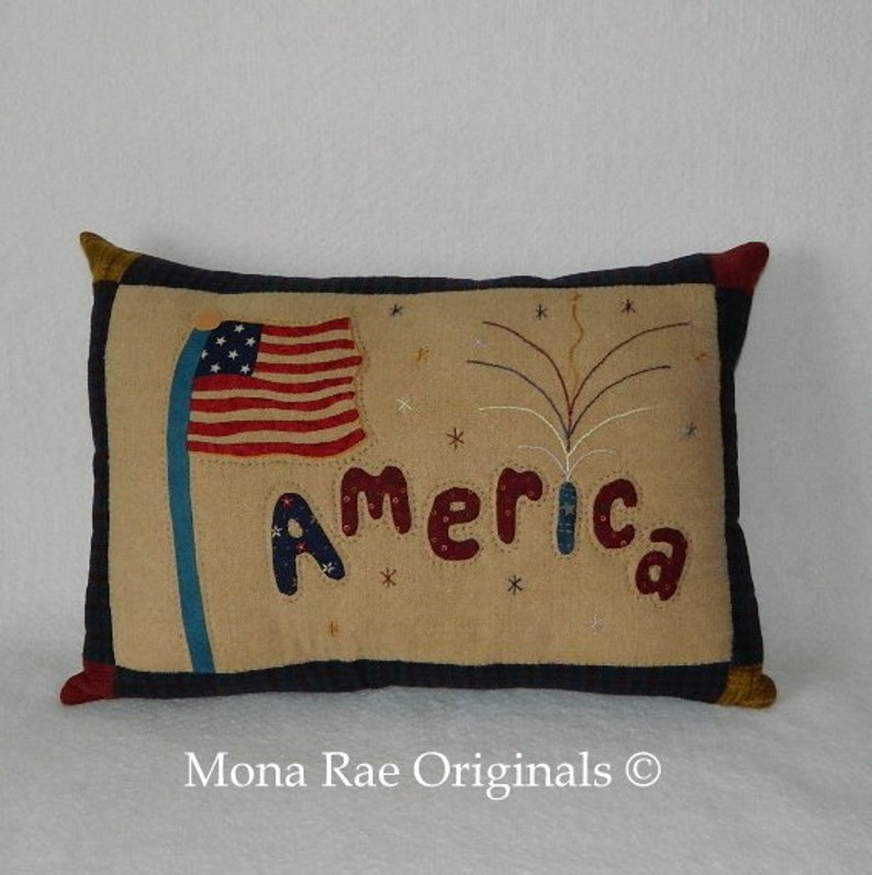 America Pillow USA Pillow Designer/throw/accent/ Etsy