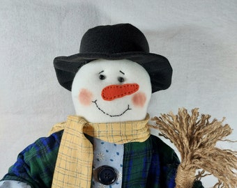 Standing Snowman ~ Chilly ~ 28" Snowman ~ Christmas Decor ~ Winter Decor ~ Farmhouse/Country Decor