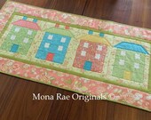 Table Topper/Wall Hanging ~ West 5th Street ~ OOAK