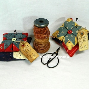 Pin Cushion ~ Needle/Pin Keeper ~ Birthday, Housewarming, Sewing, Quilting Gift ~ Farmhouse/Country Decor