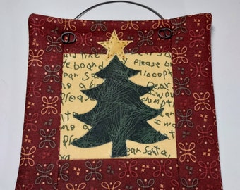 Christmas Tree Six Inch Mini Quilt