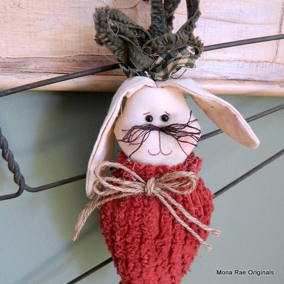 Easter Carrot Bunny - Original Design