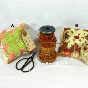Pin Cushion ~ Needle/Pin Keeper ~ Birthday, Housewarming, Sewing, Quilting Gift ~ Farmhouse/Country Decor