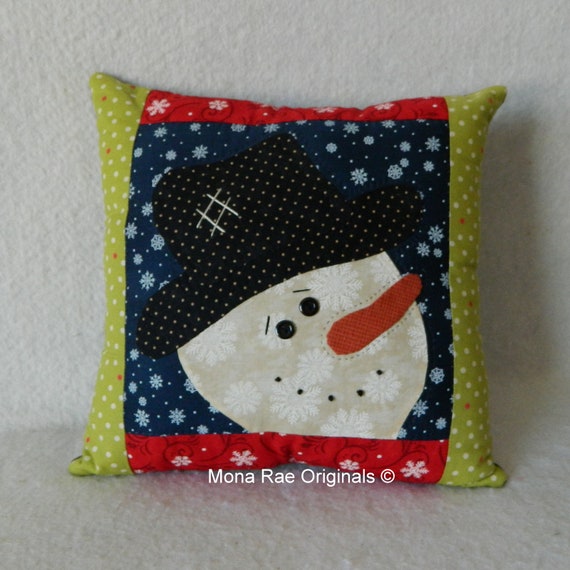 Decorative Winter Chair Pillow Snowman Throw Pillow Winter | Etsy