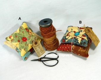 Pin Cushion ~ Needle/Pin Keeper ~ Birthday, Housewarming, Sewing, Quilting Gift ~ Farmhouse/Country Decor