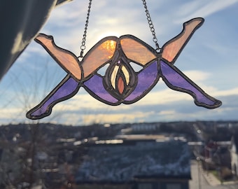 Stained Glass Suncatcher - Scissoring