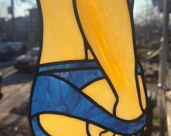 Shredded - Stained Glass Suncatcher