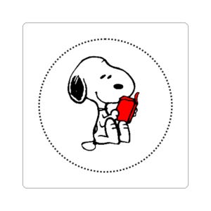 Snoopy Kiss-Cut Stickers | Cute Dog Stickers for Kindles, Laptops, Water Bottles, Notebooks, Gifts for Dog Lovers, Cartoon Art