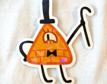 Bill Cipher Holographic Sticker