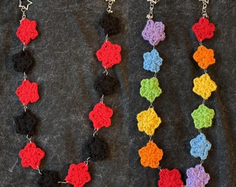 Crochet Star Belt Chains