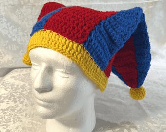 Crochet Two-Point Jesters Hat