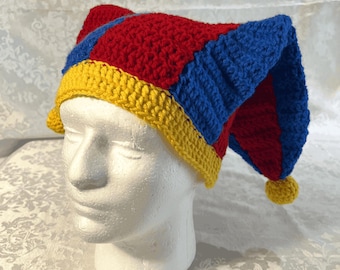Crochet Two-Point Jesters Hat Digital Pattern