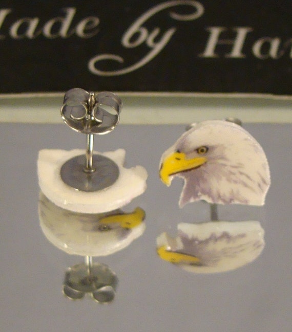 Bald eagle best sale earrings