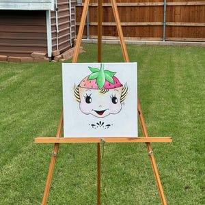 Strawberry Baby | American Traditional Pastel Flash Art | Ornamental Design