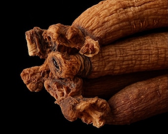 Organic Red Ginseng Root Whole Ginseng Root 6 Years Old Dried Red Panax Ginseng Wellness Supplement Vitality Supplement addatives Sugar-Free