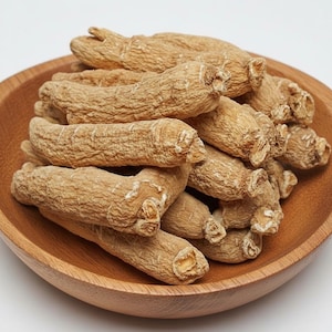 Organic American Ginseng Roots Premium Dried Herb 6 Years Old Wellness Vitality Supplement addatives Sugar-Free