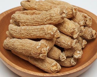 Organic America Ginseng Roots Premium Dried Herb 6 Years Old Wellness Vitality Supplement addatives Sugar-Free