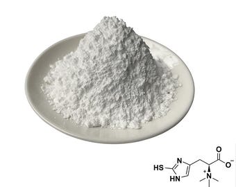 Ergotioneína pura en polvo / 99% de pureza EGT / Suplemento de aminoácidos antioxidantes 300 porciones/50 mg diarios