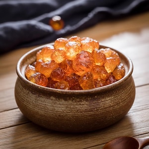 250 g/500 g de gelée de gomme à la pêche sauvage naturelle biologique Tao Jiao sans additifs, conservateurs ou produits chimiques