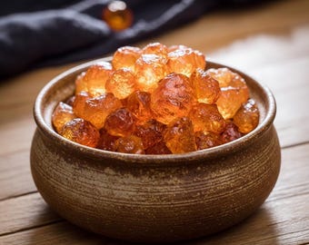 Gelatina di gomma naturale biologica alla pesca selvatica da 250 g/500 g Tao Jiao senza additivi, conservanti o prodotti chimici 桃胶