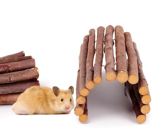 Bastoncini di mela sottili biologici – Bastoncini da masticare in legno di melo naturale per piccoli animali domestici