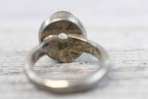 Vintage Bali Labradorite Sterling Silver 925 Ring… - image 4