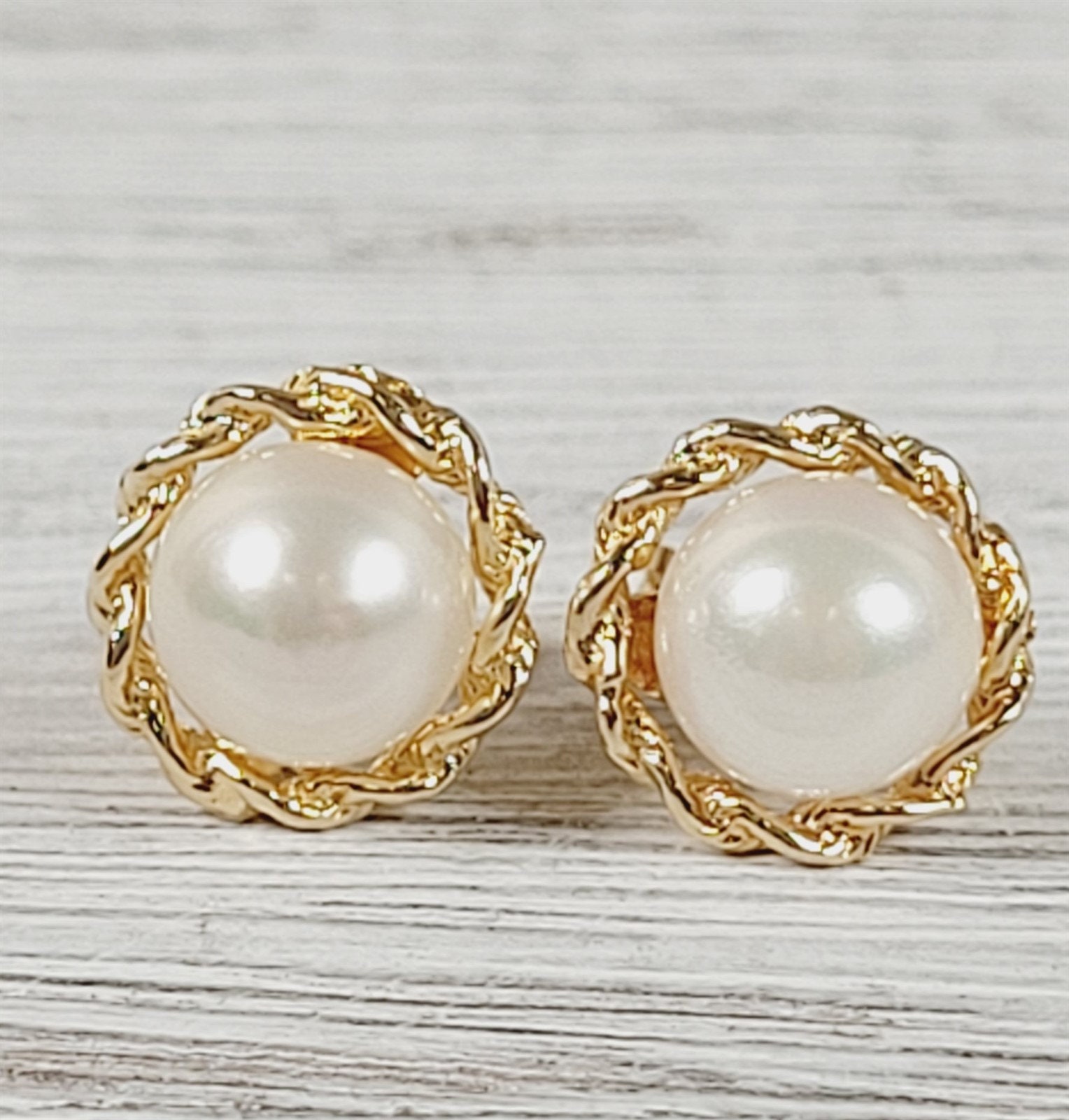 【VERTE】14K Gold★haute pearl earring (8mm) / ピアス VERTE】14K Gold☆haute pearl earring (8mm) / ピアス ピアス