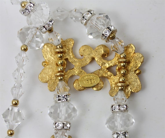 Vintage Lawrence Vrba Crystal Rhinestone Necklace… - image 7