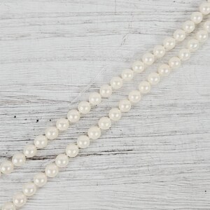 Vintage 7mm Pearl Necklace 18&quot; 14K Gold Filigree Clasp Knotted Luxury Strand Beautiful Amazing Value