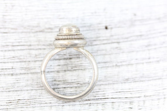 Vintage Bali Labradorite Sterling Silver 925 Ring… - image 6