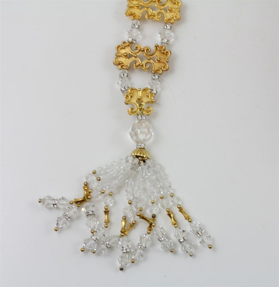 Vintage Lawrence Vrba Crystal Rhinestone Necklace… - image 3