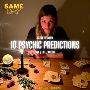 Same Hour Psychic Reading: 10 Future Predictions - Love, Career & Life Path