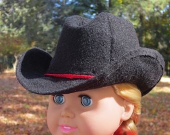 Cowboy Hat REINWEAR Sewing Pattern for 18 inch Dolls