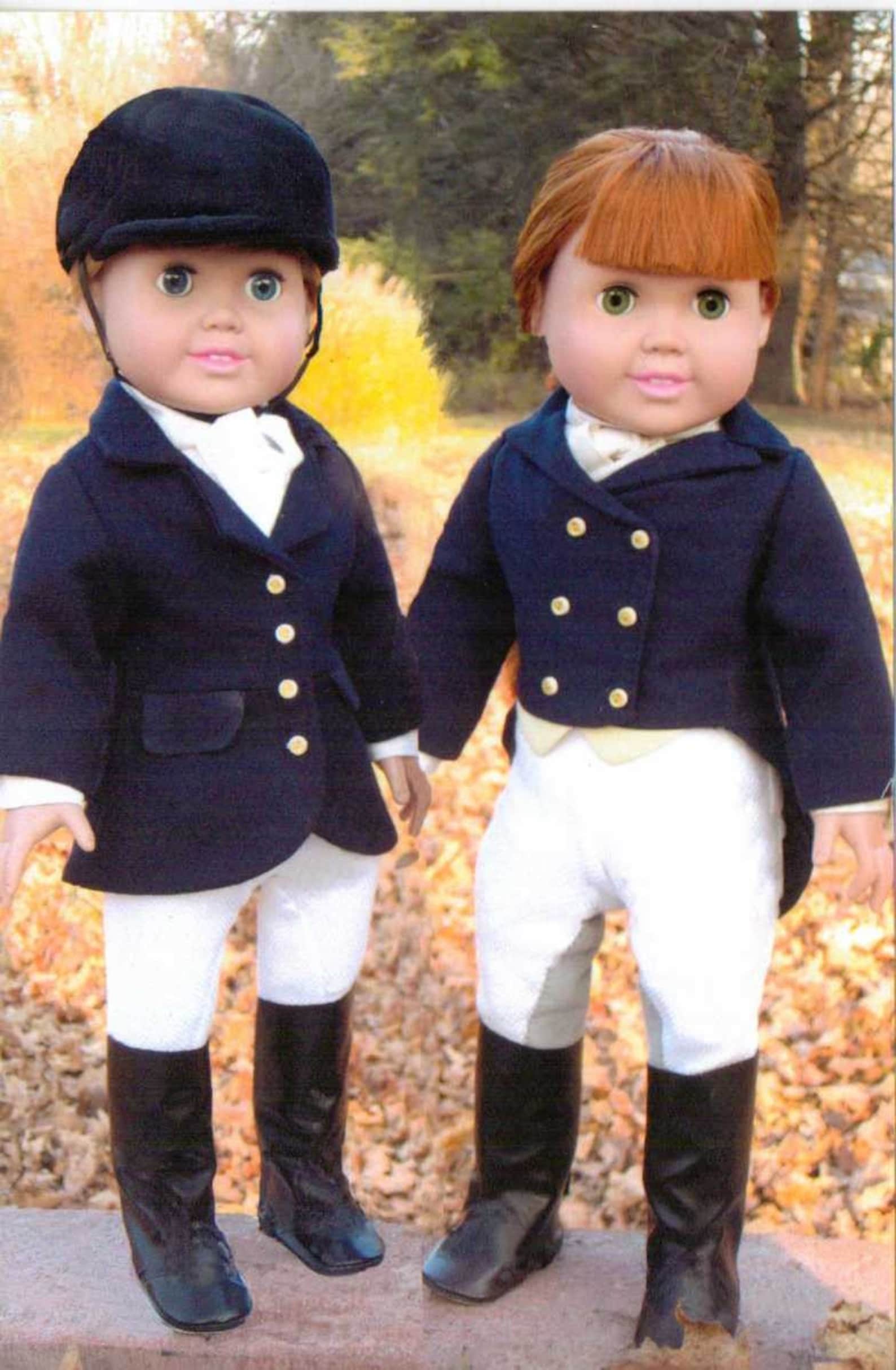 Dressage Equestrian Sewing Pattern for 18 Inch Doll Etsy