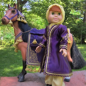 Arabian Costume Equestrian Sewing Pattern for 18 inch Dolls