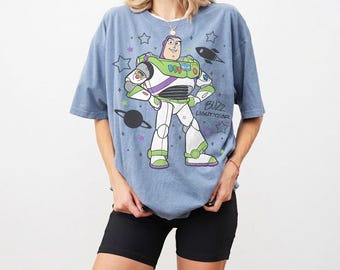 Vintage Buzz Lightyear To Infinity And Beyond png, Toy Story Pixar Disney Tee, Space Ranger Shirt, Disneyland Family Trip Matching PNG