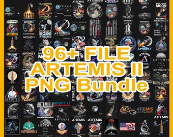 96+ Artemis II Launch to The Moon 2026 PNG, Greek Mythology Clipart, Moon Archer Silhouette (Digital Download)