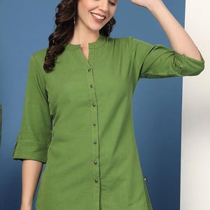 Solid Color Straight Kurti for Women | S to 5XL | Comfortable Daily Wear | Multiple Colors Available | Indian Ethnic Tunic