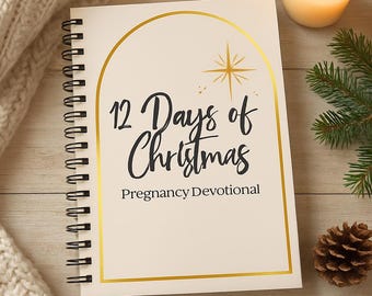 12 Days of Christmas Pregnancy Devotional | Christian Motherhood Journal (Printable PDF)