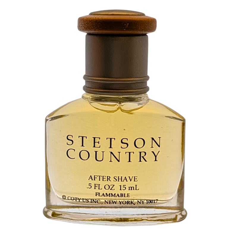 Stetson Country After Shave 0.5 fl oz Vintage Coty Splash Bottle Mens Fragrance image 1