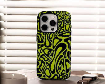 Lando Norris 2024 Helmet Pattern Black Phone Case: iPhone Samsung Galaxy.iPhone17/16/15/14/13/12/11 Pro Max and Samsung S25/S24.