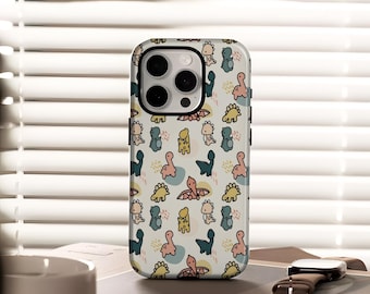 Dinosaur Phone Case Cute Cover Compatible with iPhone 17, 16, 15, 14, 13, 12, 11, Pro Max, Samsung Galaxy S23, S22, S21, S20 Ultra